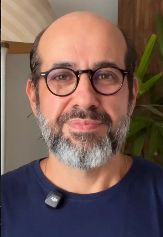 Retrato de Marcelo da Silva Norberto, professor de filosofia e psicanalista